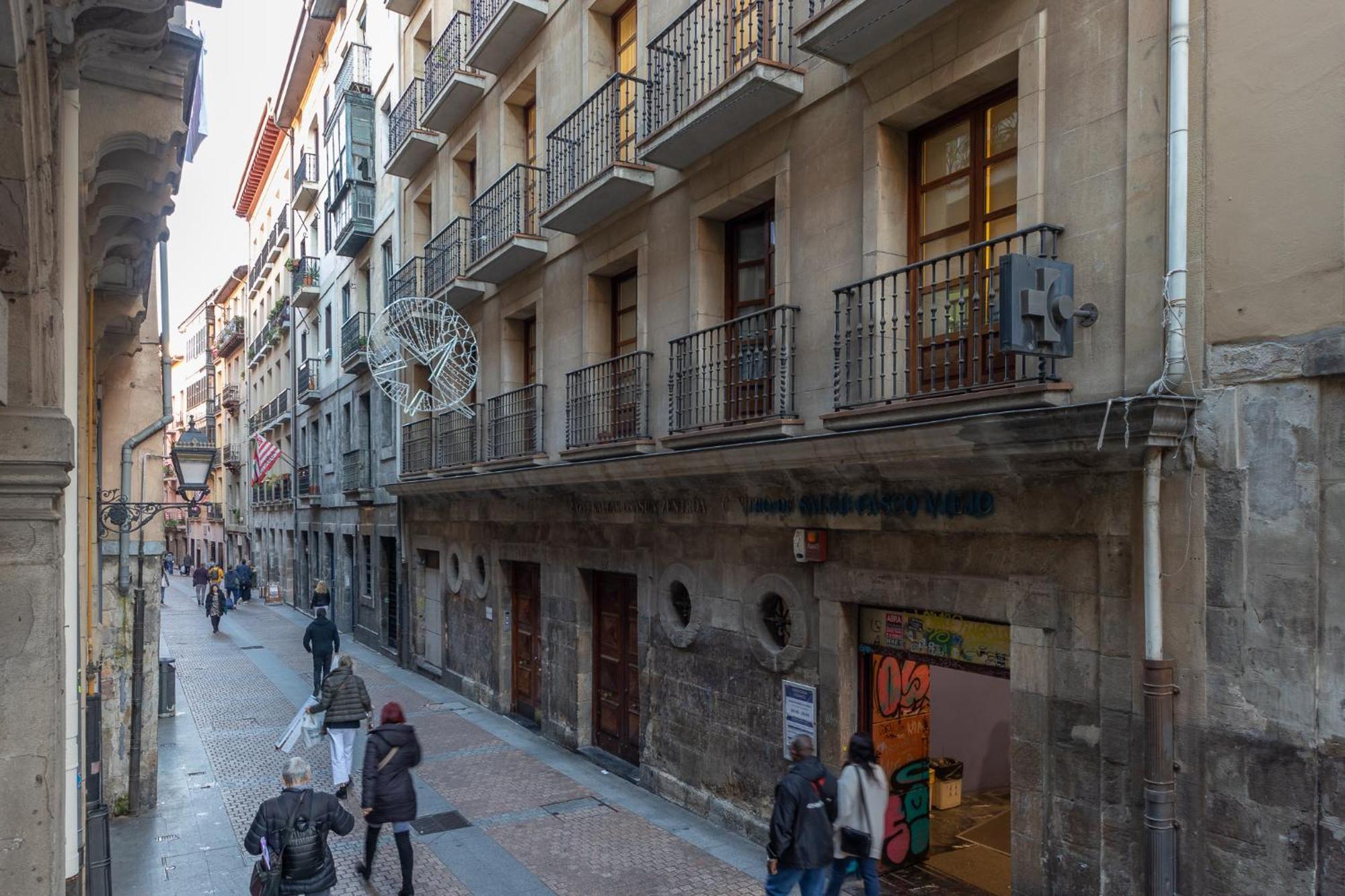Apartamento Centrico Casco Viejo Bilbao Buitenkant foto